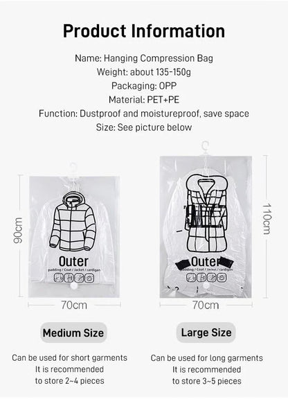 Hanging Vacuum Storage Bags