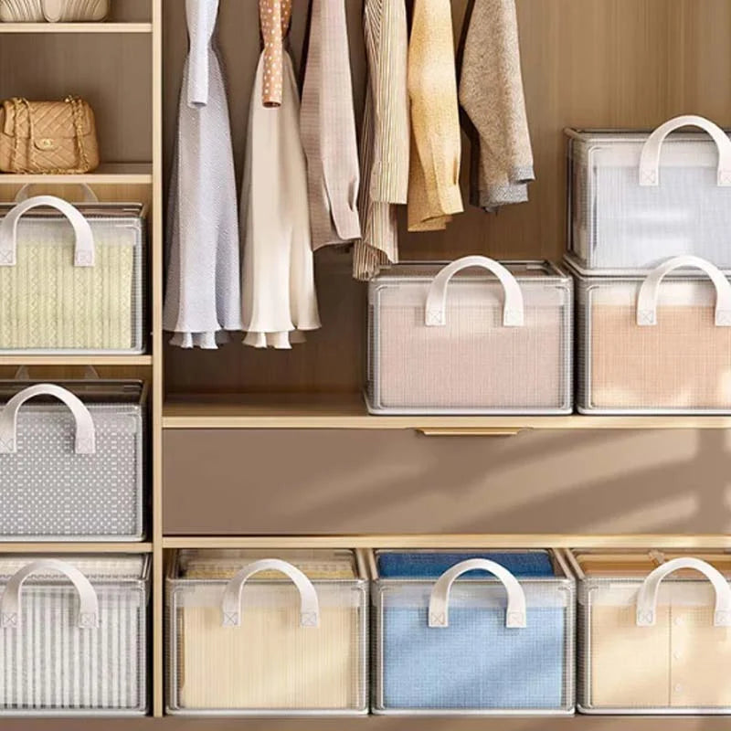Transparent Steel Frame Storage Box