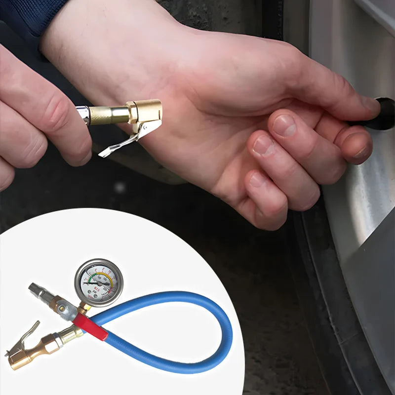 Digital Tire Pressure Gauge with Inflator