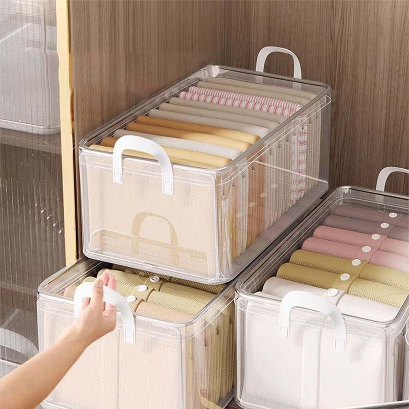 Transparent Steel Frame Storage Box