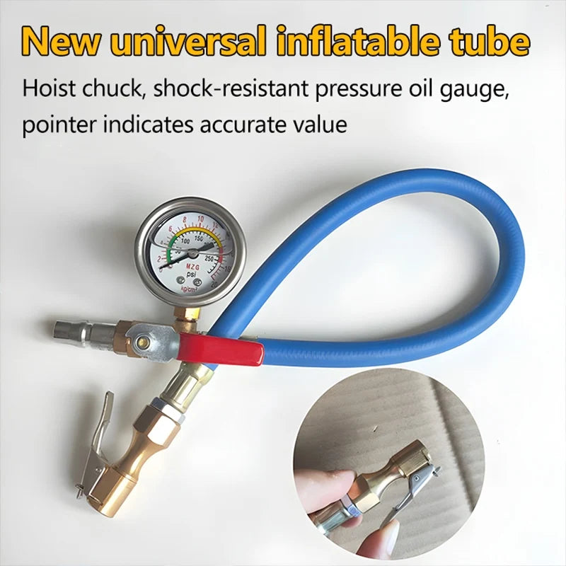 Digital Tire Pressure Gauge with Inflator