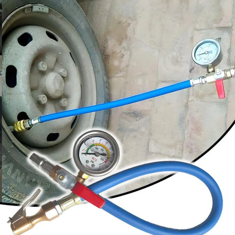 Digital Tire Pressure Gauge with Inflator