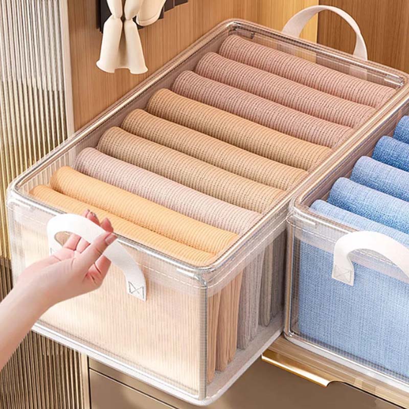 Transparent Steel Frame Storage Box