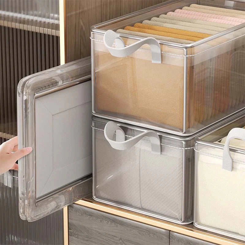 Transparent Steel Frame Storage Box